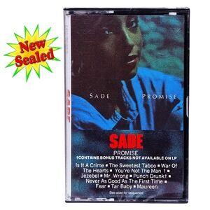 Sade Promise Cassette Tape 1985 Portrait Smooth Jazz Soul NWT